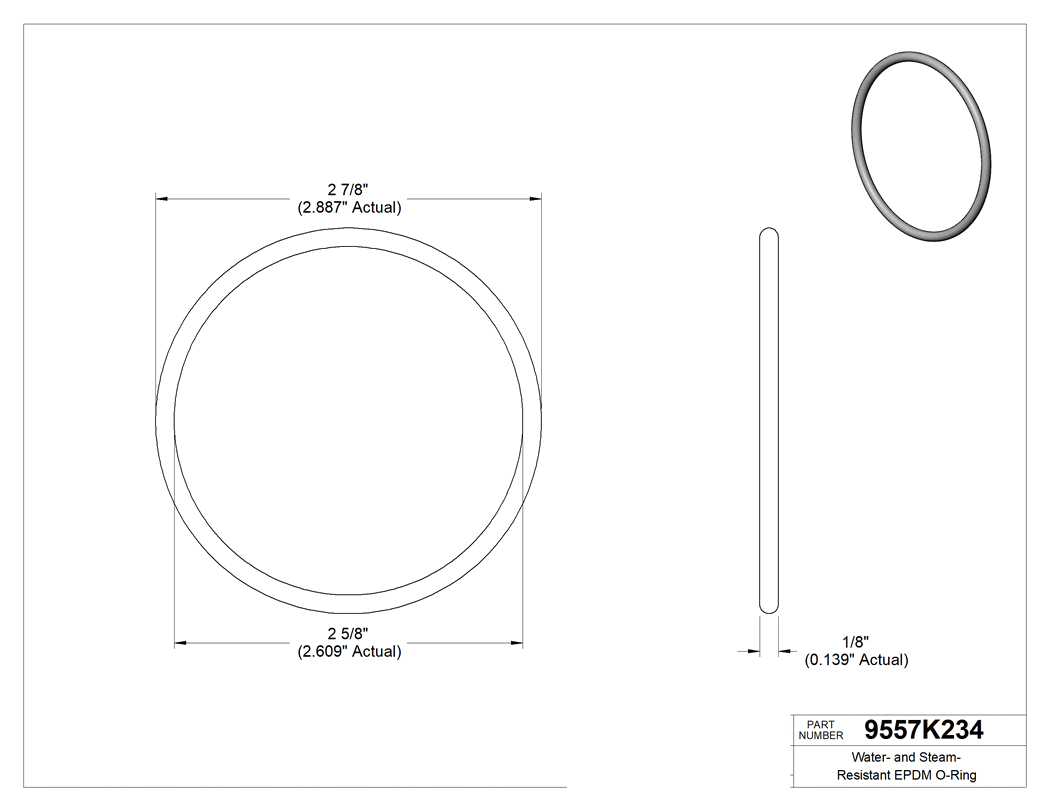 Technical drawing - 9557K234